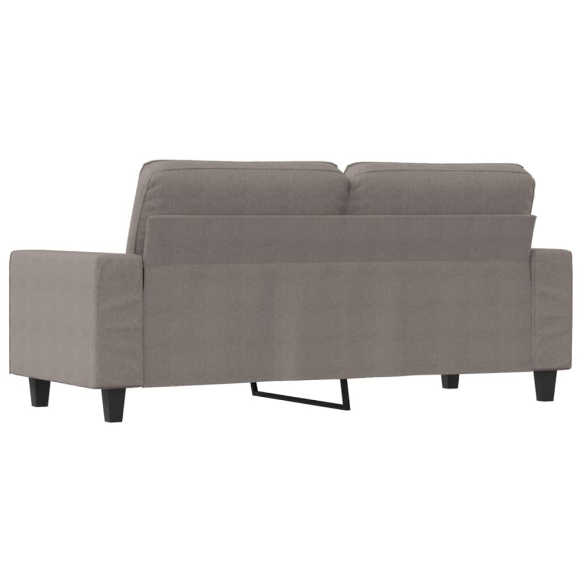 vidaXL Καναπές Διθέσιος Taupe 140 εκ. Υφασμάτινος