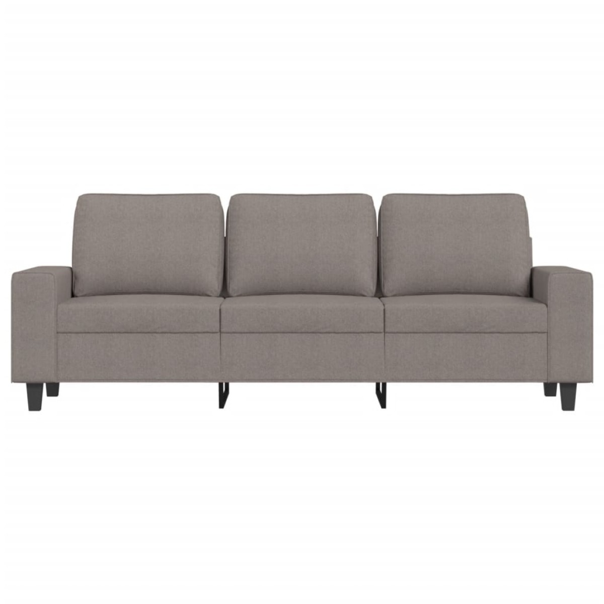 vidaXL Καναπές Τριθέσιος Taupe 180 εκ. Υφασμάτινος