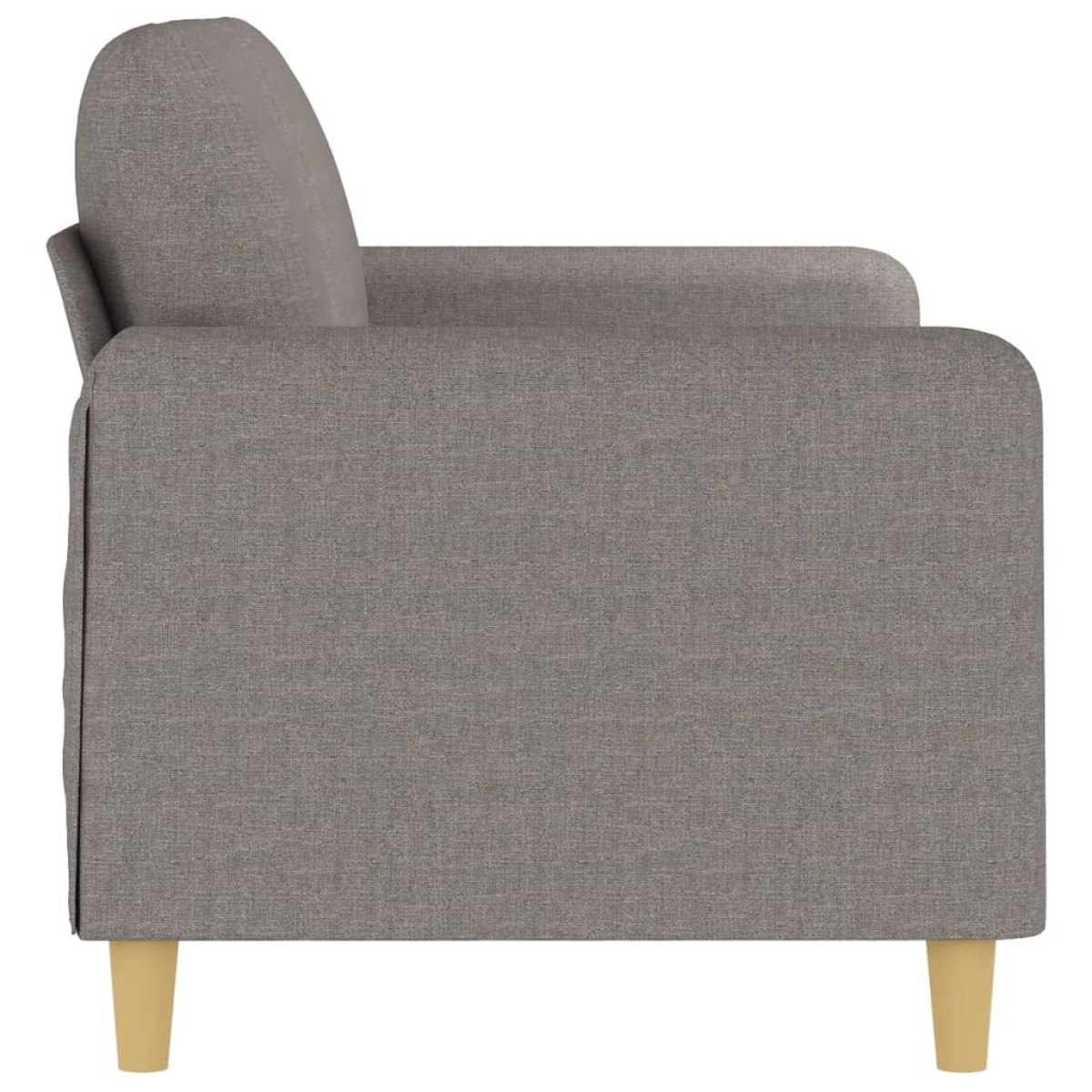 vidaXL Καναπές Διθέσιος Taupe 140 εκ. Υφασμάτινος