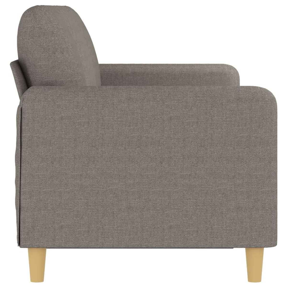 vidaXL Καναπές Τριθέσιος Taupe 180 εκ. Υφασμάτινος