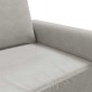 vidaXL Πολυθρόνα Ανοιχτό Γκρι 60 εκ. Βελούδινη
