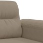 vidaXL Καναπές Διθέσιος Taupe 120 εκ. Ύφασμα μικροϊνών