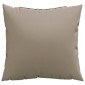 vidaXL Μαξιλάρια Καναπέ 4 τεμ. Taupe 40 x 40 εκ. Υφασμάτινα