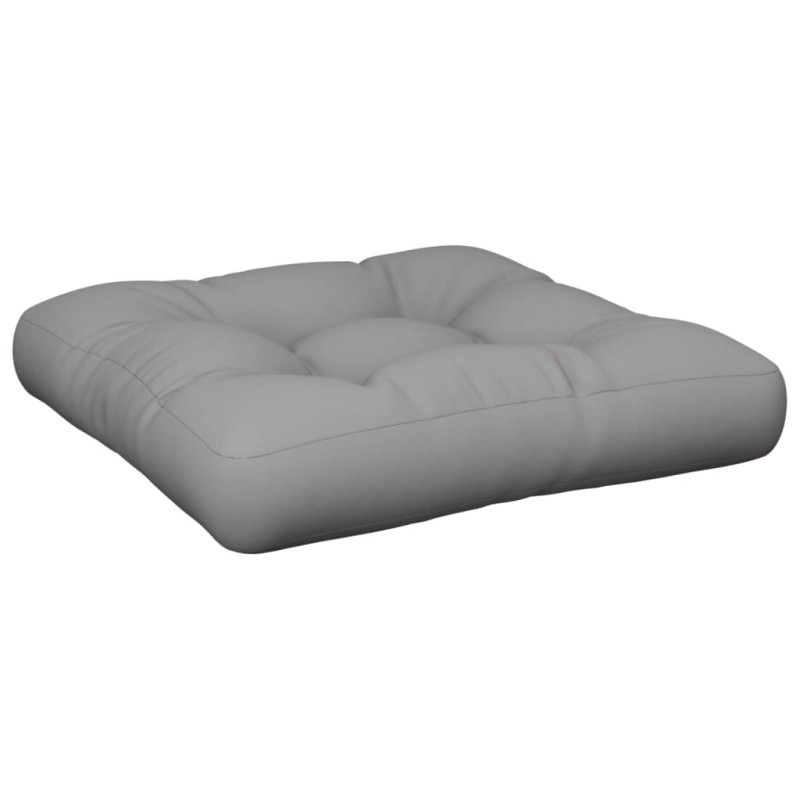 vidaXL Μαξιλάρι Παλέτας Γκρι 50 x 50 x 12 εκ. Υφασμάτινο