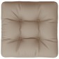 vidaXL Μαξιλάρι Παλέτας Taupe 50 x 50 x 12 εκ. Υφασμάτινο