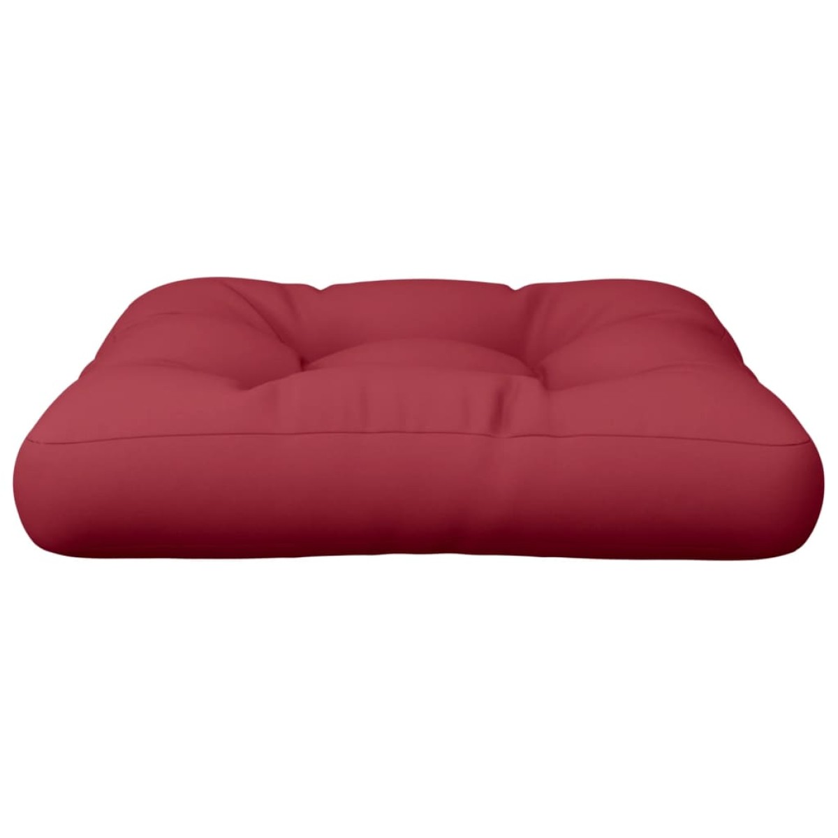 vidaXL Μαξιλάρι Παλέτας Μπορντό 50 x 50 x 12 εκ. Υφασμάτινο