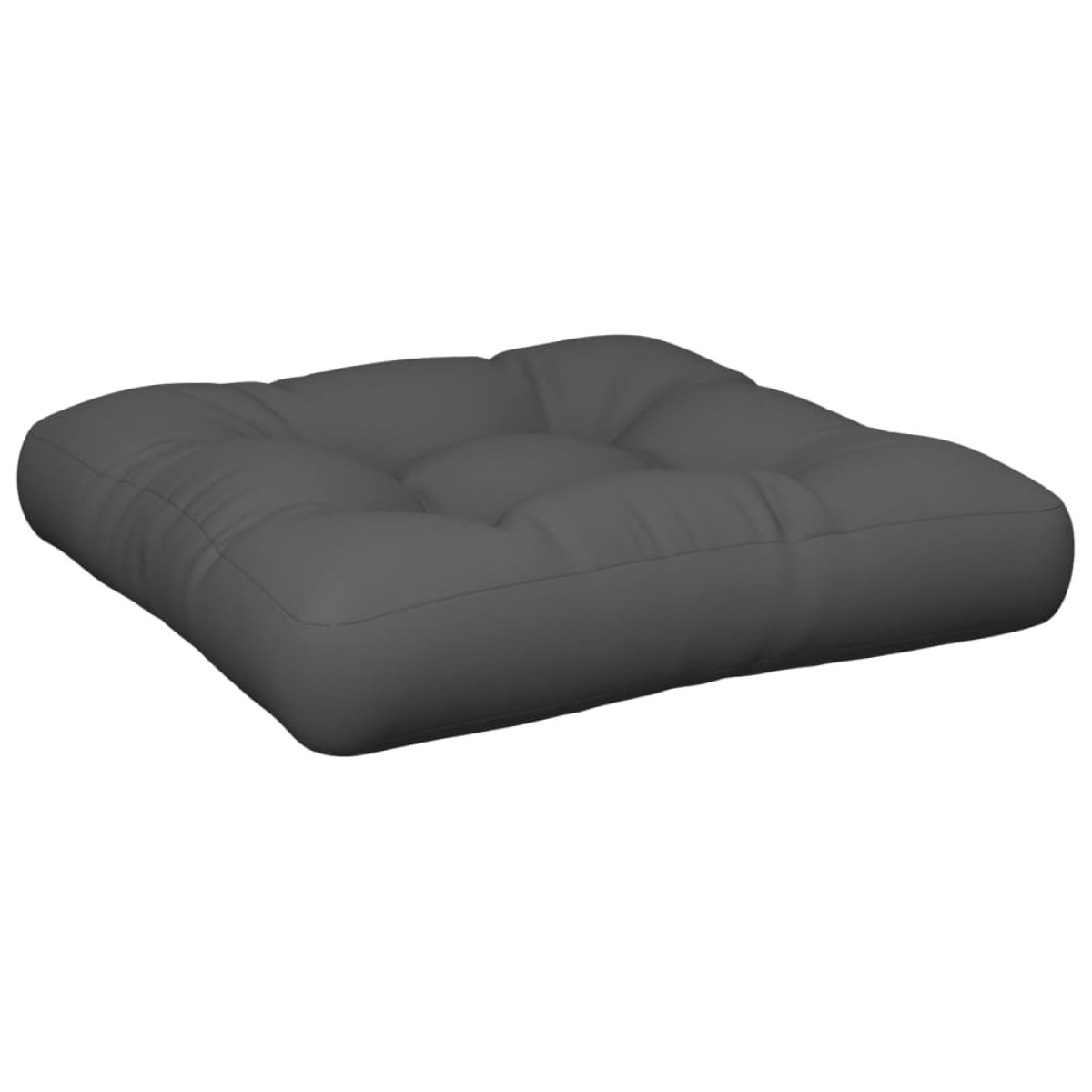 vidaXL Μαξιλάρι Παλέτας Ανθρακί 60 x 60 x 12 εκ. Υφασμάτινο