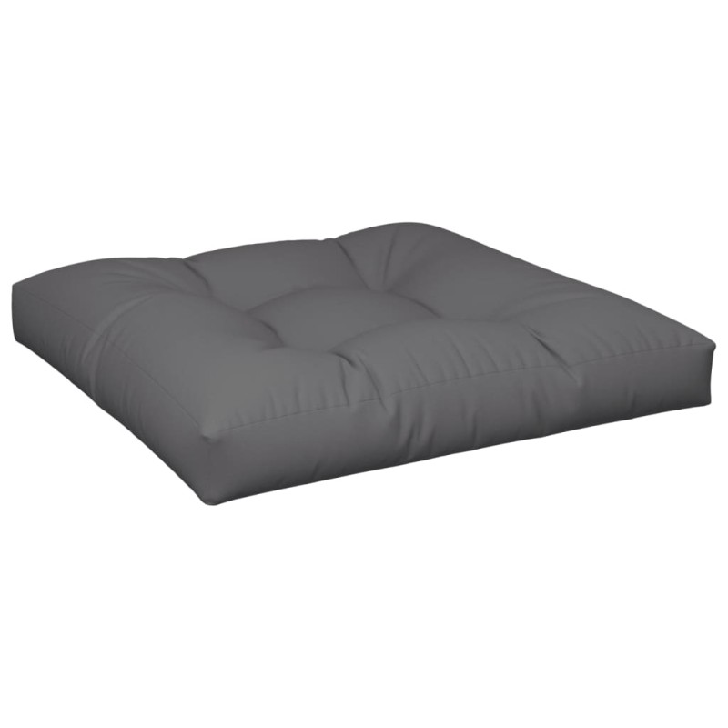 vidaXL Μαξιλάρι Παλέτας Ανθρακί 70 x 70 x 12 εκ. Υφασμάτινο