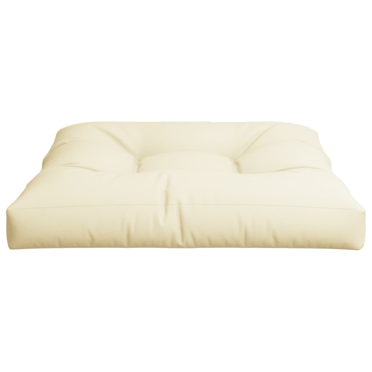 vidaXL Μαξιλάρι Παλέτας Κρεμ 70 x 70 x 12 εκ. Υφασμάτινο