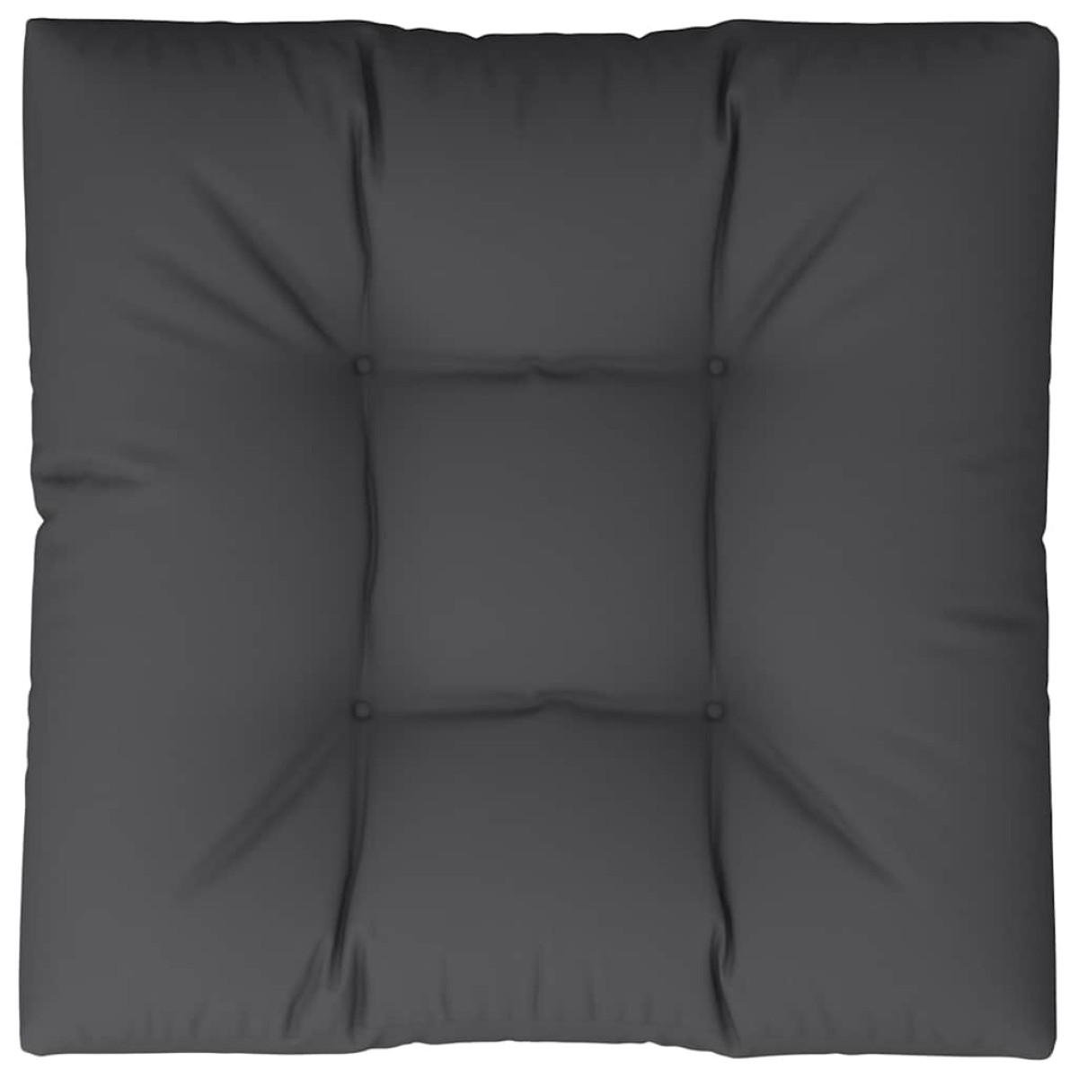 vidaXL Μαξιλάρι Καναπέ Παλέτας Μαύρο 70 x 70 x 12 εκ.