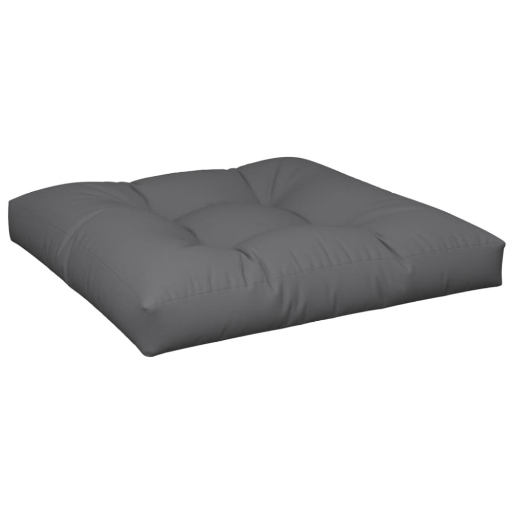 vidaXL Μαξιλάρι Παλέτας Ανθρακί 80 x 80 x 12 εκ. Υφασμάτινο