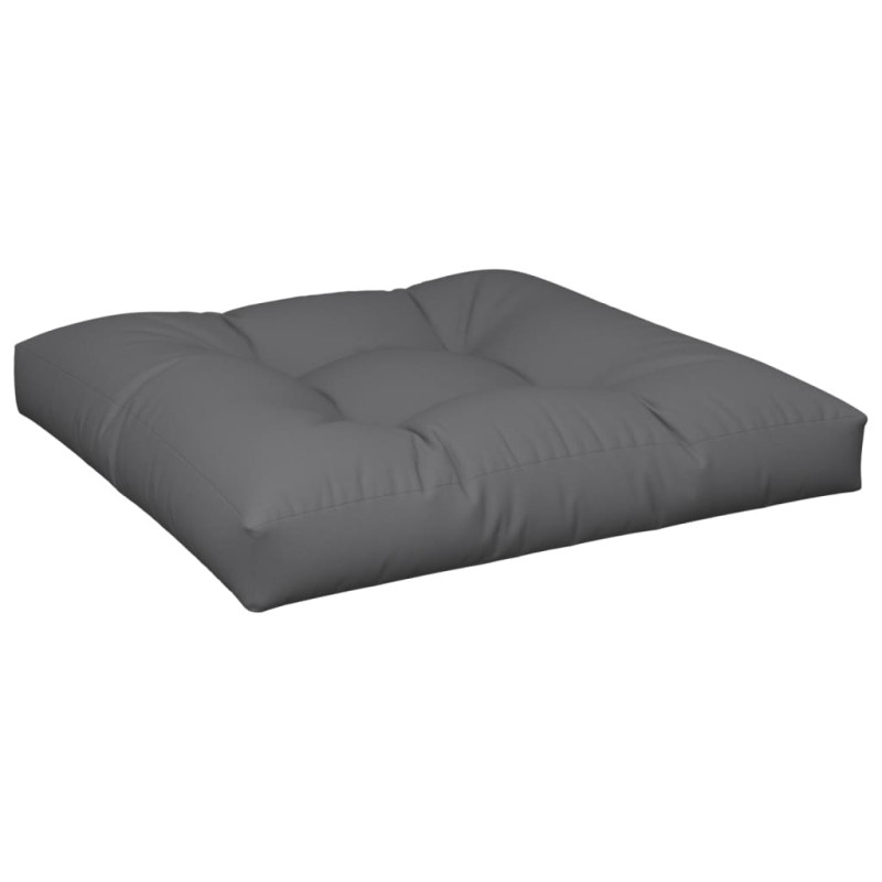 vidaXL Μαξιλάρι Παλέτας Ανθρακί 80 x 80 x 12 εκ. Υφασμάτινο