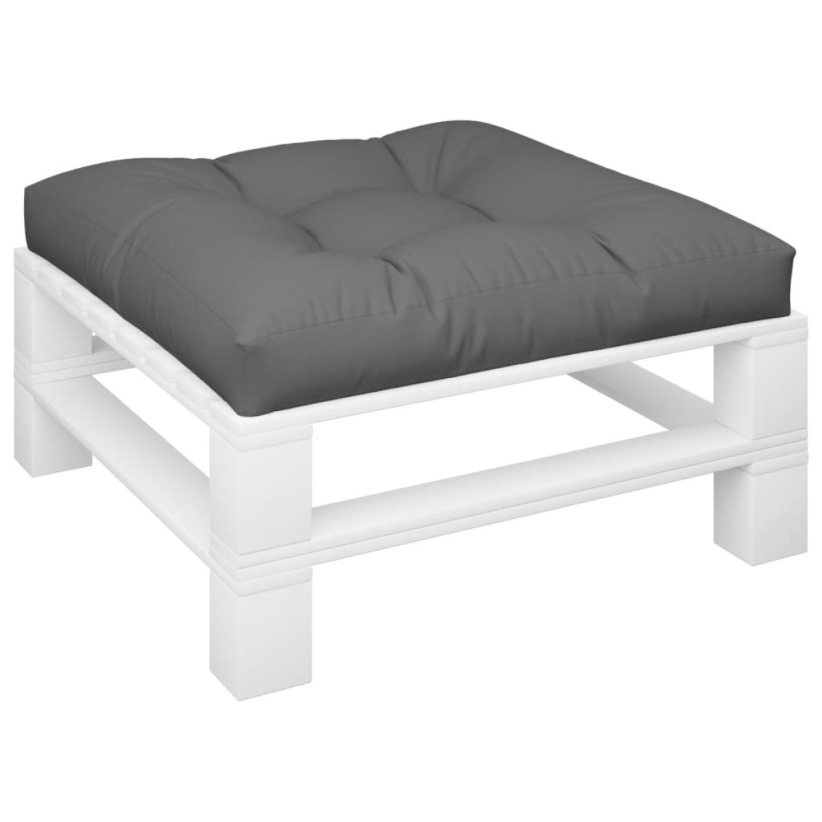 vidaXL Μαξιλάρι Παλέτας Ανθρακί 80 x 80 x 12 εκ. Υφασμάτινο