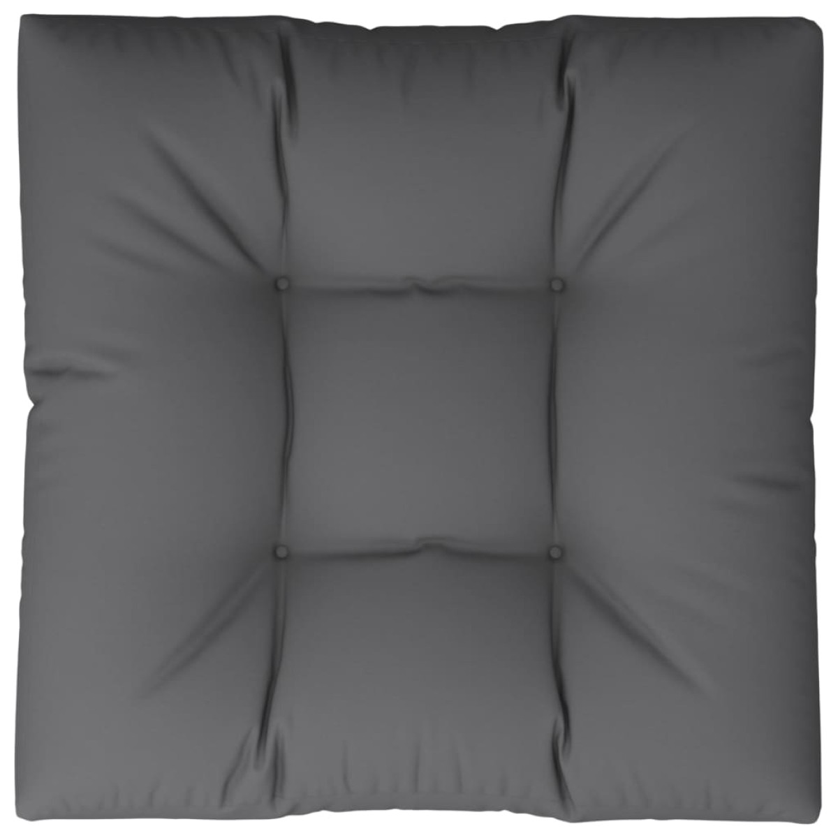 vidaXL Μαξιλάρι Παλέτας Ανθρακί 80 x 80 x 12 εκ. Υφασμάτινο