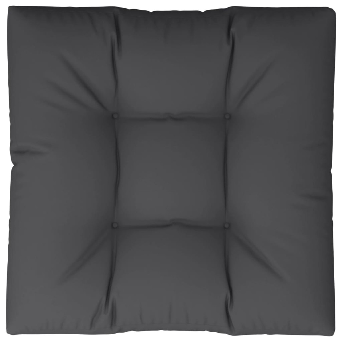 vidaXL Μαξιλάρι Παλέτας Μαύρο 80 x 80 x 12 εκ. Υφασμάτινο