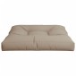 vidaXL Μαξιλάρι Παλέτας Taupe 80 x 80 x 12 εκ. Υφασμάτινο