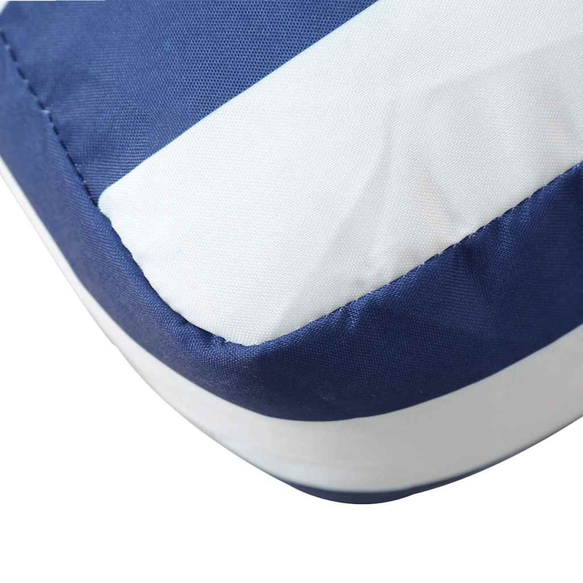vidaXL Μαξιλάρι Παλέτας Μπλε & Λευκό Ριγέ 80 x 80 x 12 εκ. Υφασμάτινο