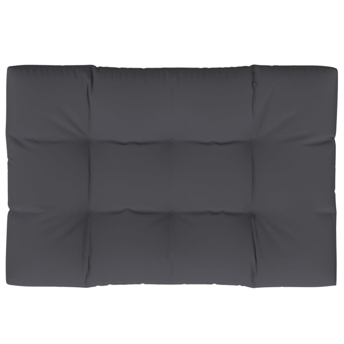 vidaXL Μαξιλάρι Παλέτας Ανθρακί 120 x 80 x 12 εκ. Υφασμάτινο