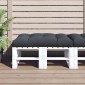 vidaXL Μαξιλάρι Παλέτας Ανθρακί 120 x 80 x 12 εκ. Υφασμάτινο