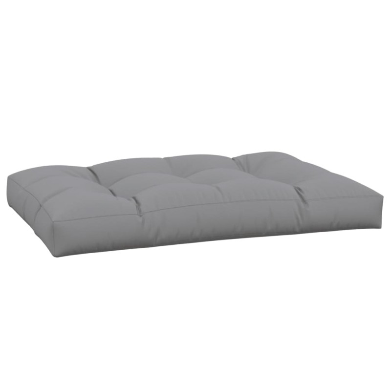 vidaXL Μαξιλάρι Παλέτας Γκρι 120 x 80 x 12 εκ. Υφασμάτινο
