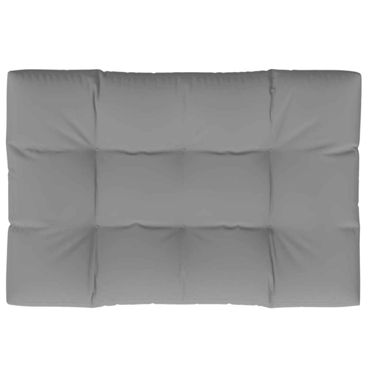 vidaXL Μαξιλάρι Παλέτας Γκρι 120 x 80 x 12 εκ. Υφασμάτινο