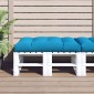 vidaXL Μαξιλάρι Παλέτας Μπλε 120 x 80 x 12 εκ. Υφασμάτινο