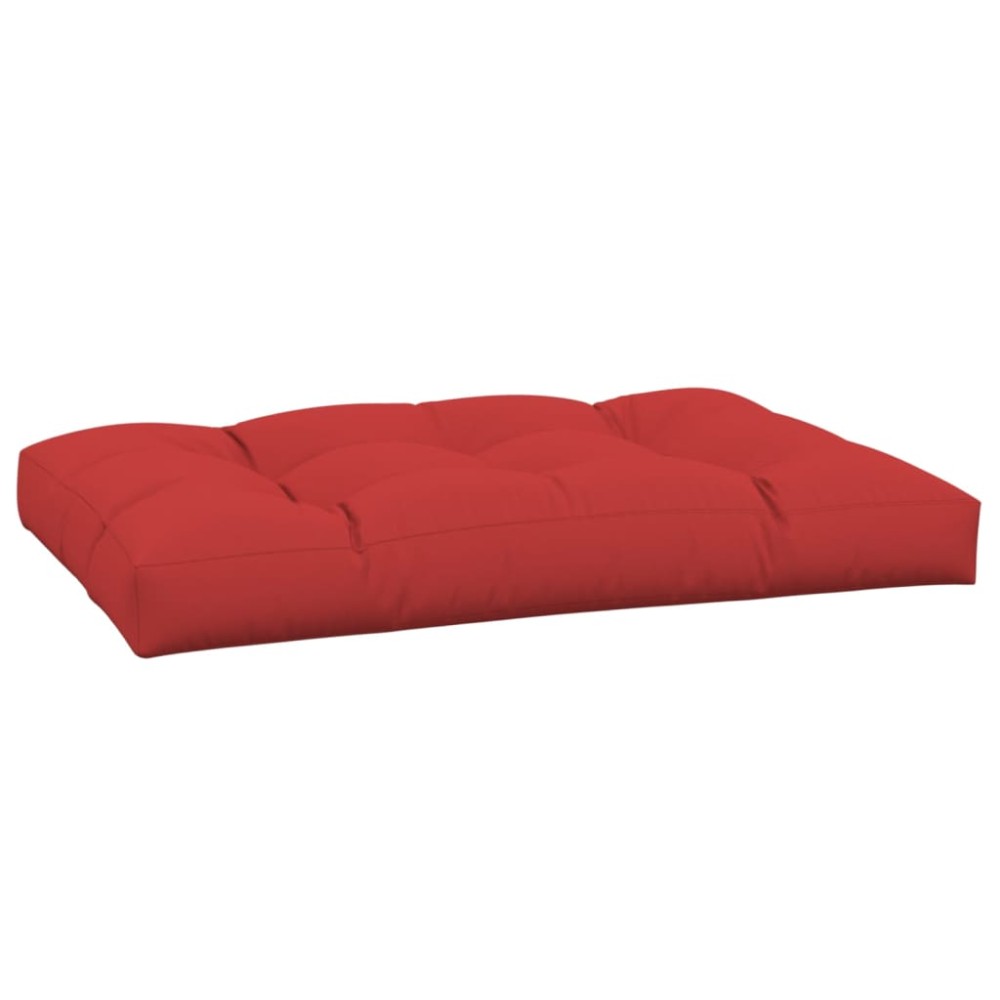 vidaXL Μαξιλάρι Καναπέ Παλέτας Κόκκινο 120 x 80 x 12 εκ. Υφασμάτινο