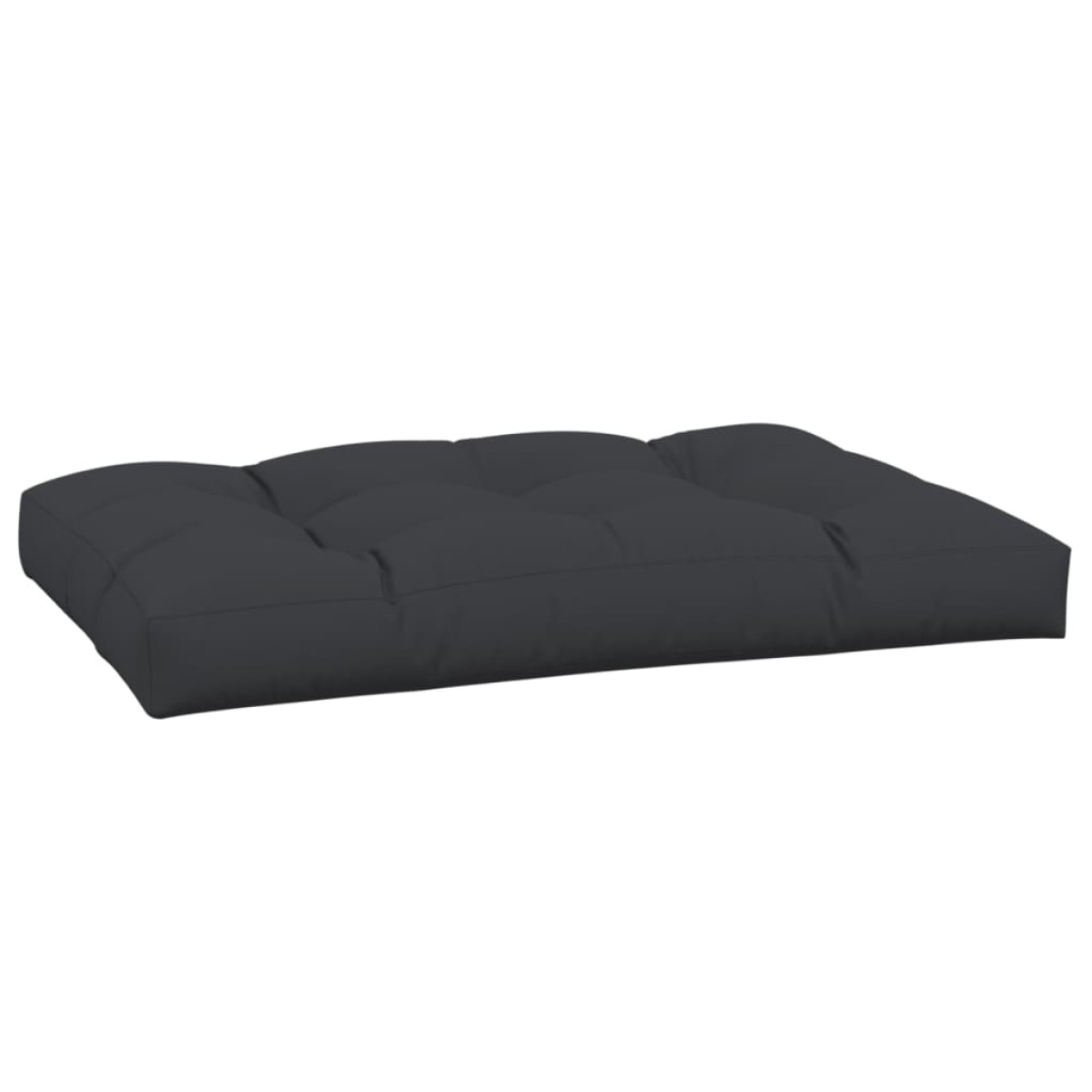 vidaXL Μαξιλάρι Παλέτας Μαύρο 120 x 80 x 12 εκ. Υφασμάτινο