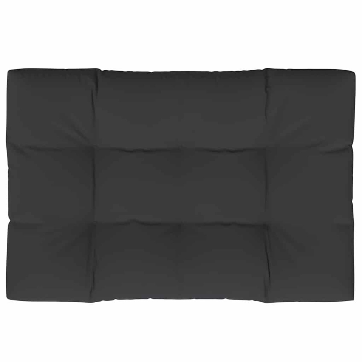 vidaXL Μαξιλάρι Παλέτας Μαύρο 120 x 80 x 12 εκ. Υφασμάτινο