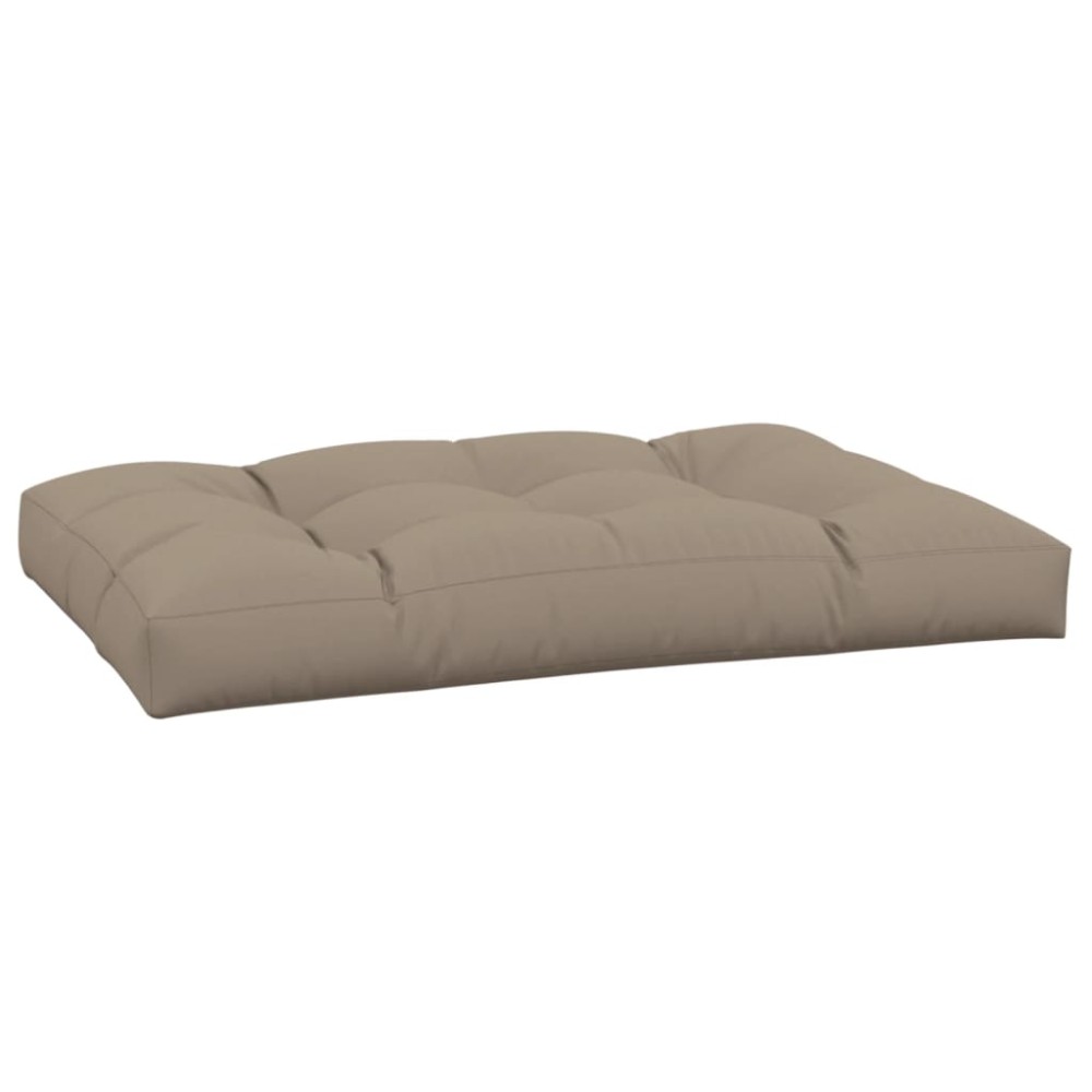 vidaXL Μαξιλάρι Παλέτας Taupe 120 x 80 x 12 εκ. Υφασμάτινο