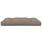 vidaXL Μαξιλάρι Παλέτας Taupe 120 x 80 x 12 εκ. Υφασμάτινο