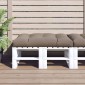 vidaXL Μαξιλάρι Παλέτας Taupe 120 x 80 x 12 εκ. Υφασμάτινο