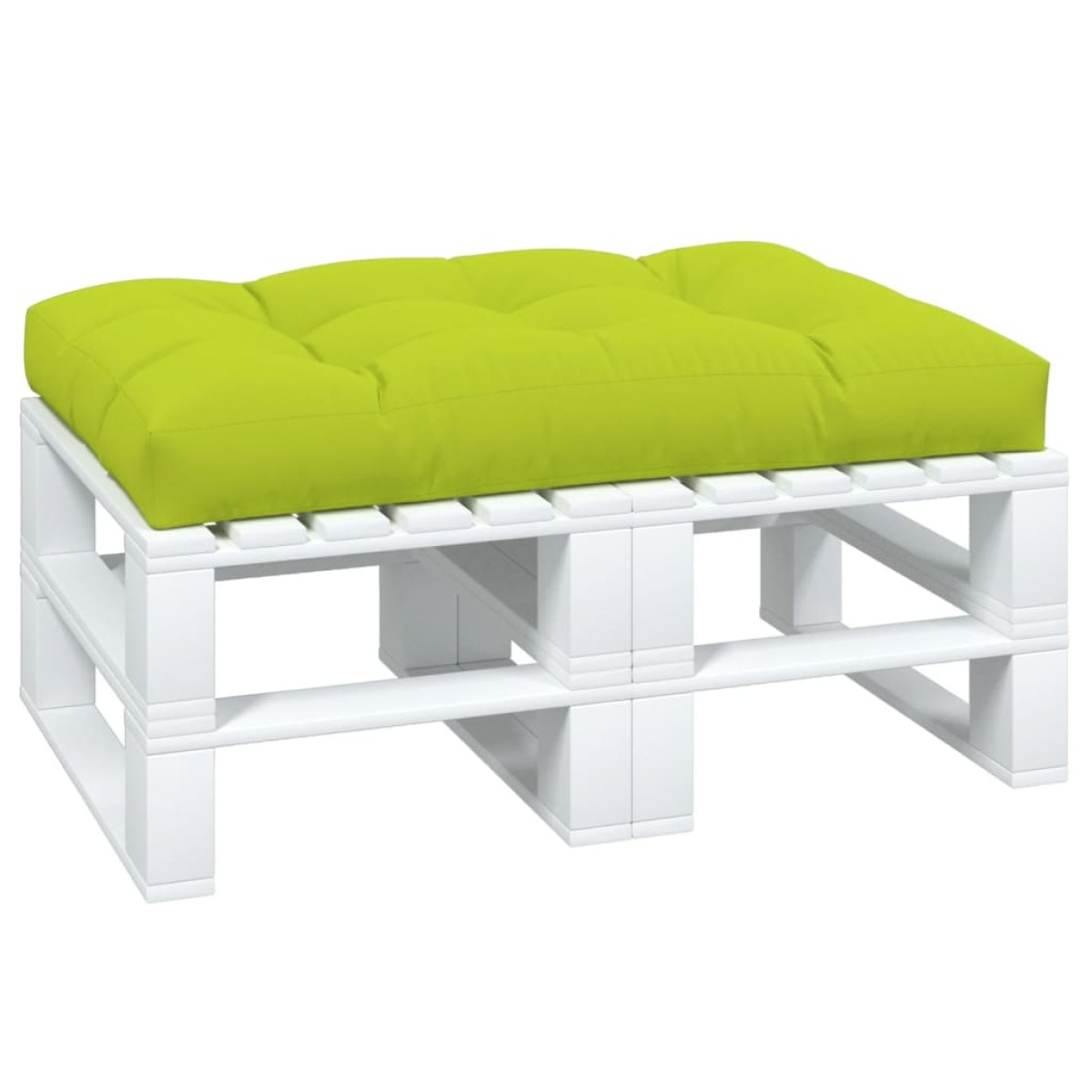 vidaXL Μαξιλάρι Παλέτας Αν. Πράσινο 120 x 80 x 12 εκ. Υφασμάτινο