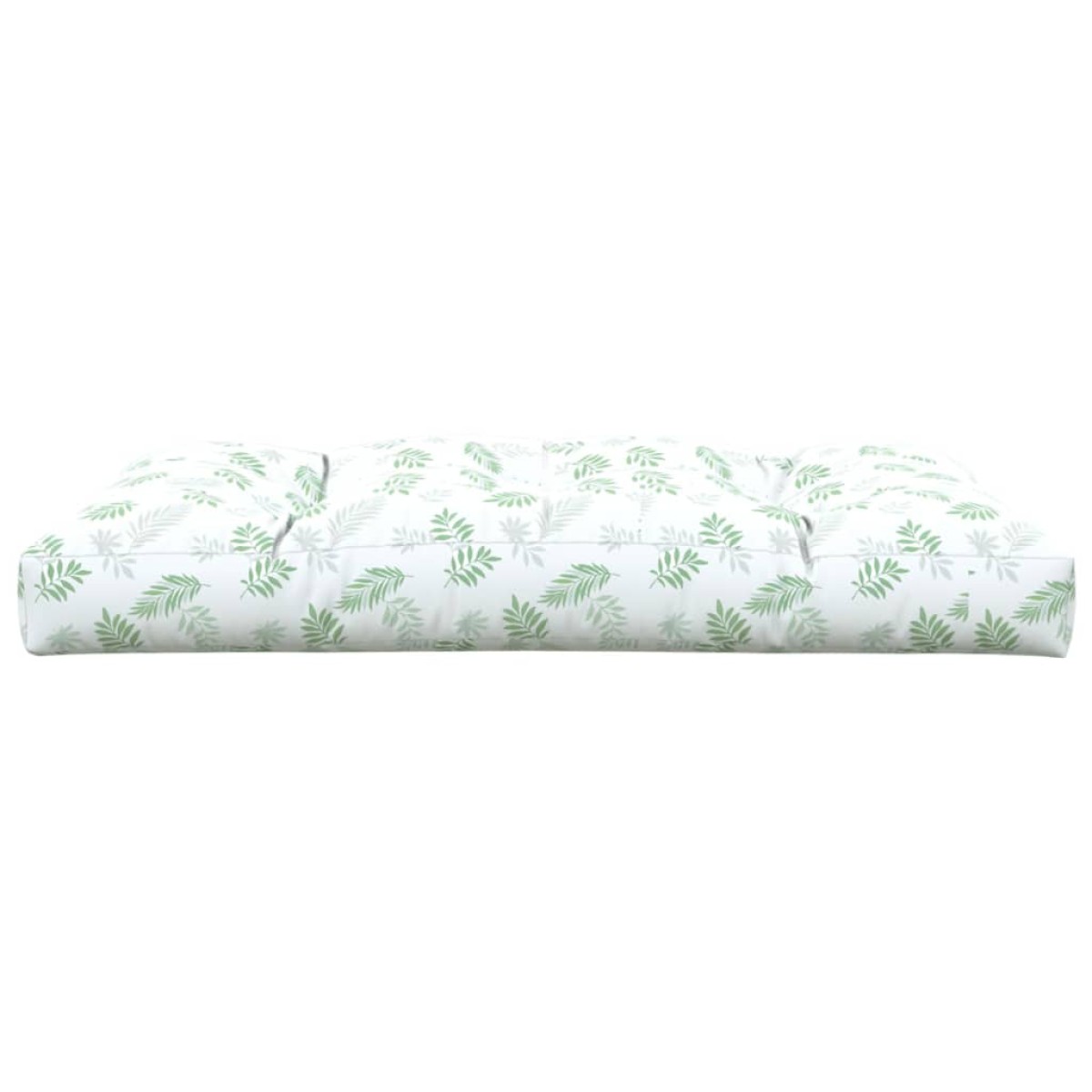 vidaXL Μαξιλάρι Παλέτας με Σχέδιο Φύλλων 120 x 80 x 12 εκ. Υφασμάτινο