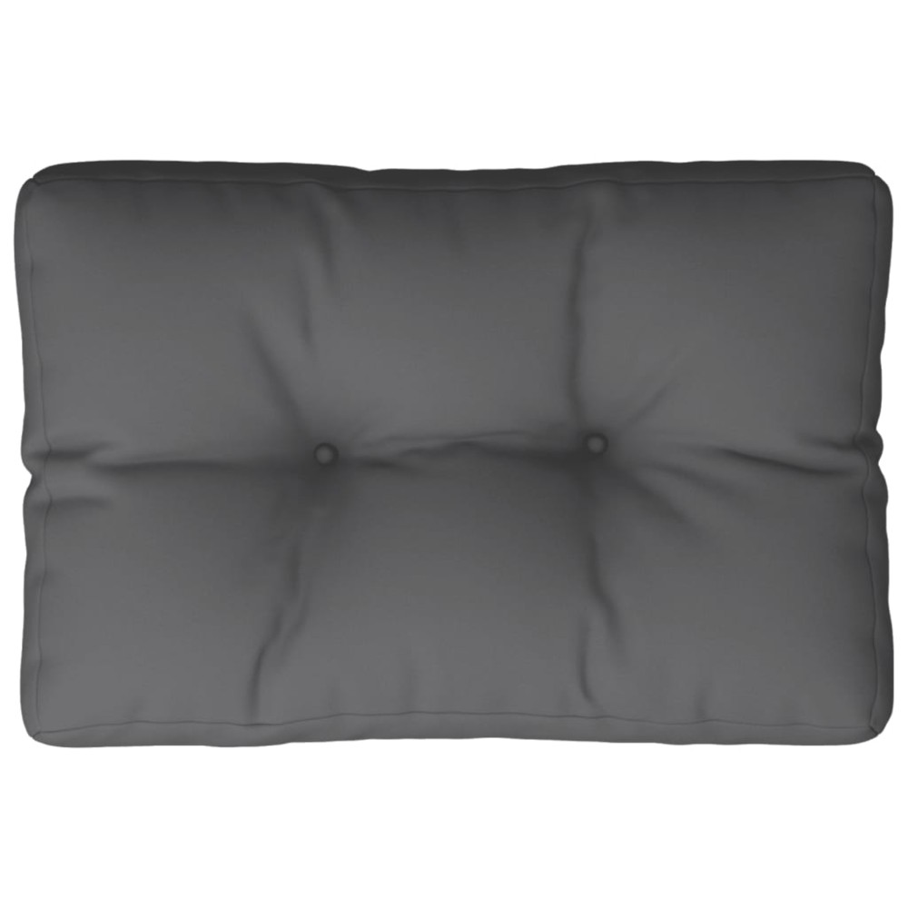 vidaXL Μαξιλάρι Παλέτας Ανθρακί 50 x 40 x 12 εκ. Υφασμάτινο