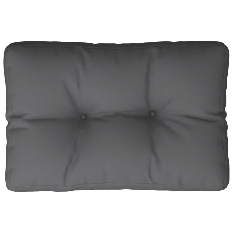 vidaXL Μαξιλάρι Παλέτας Ανθρακί 50 x 40 x 12 εκ. Υφασμάτινο