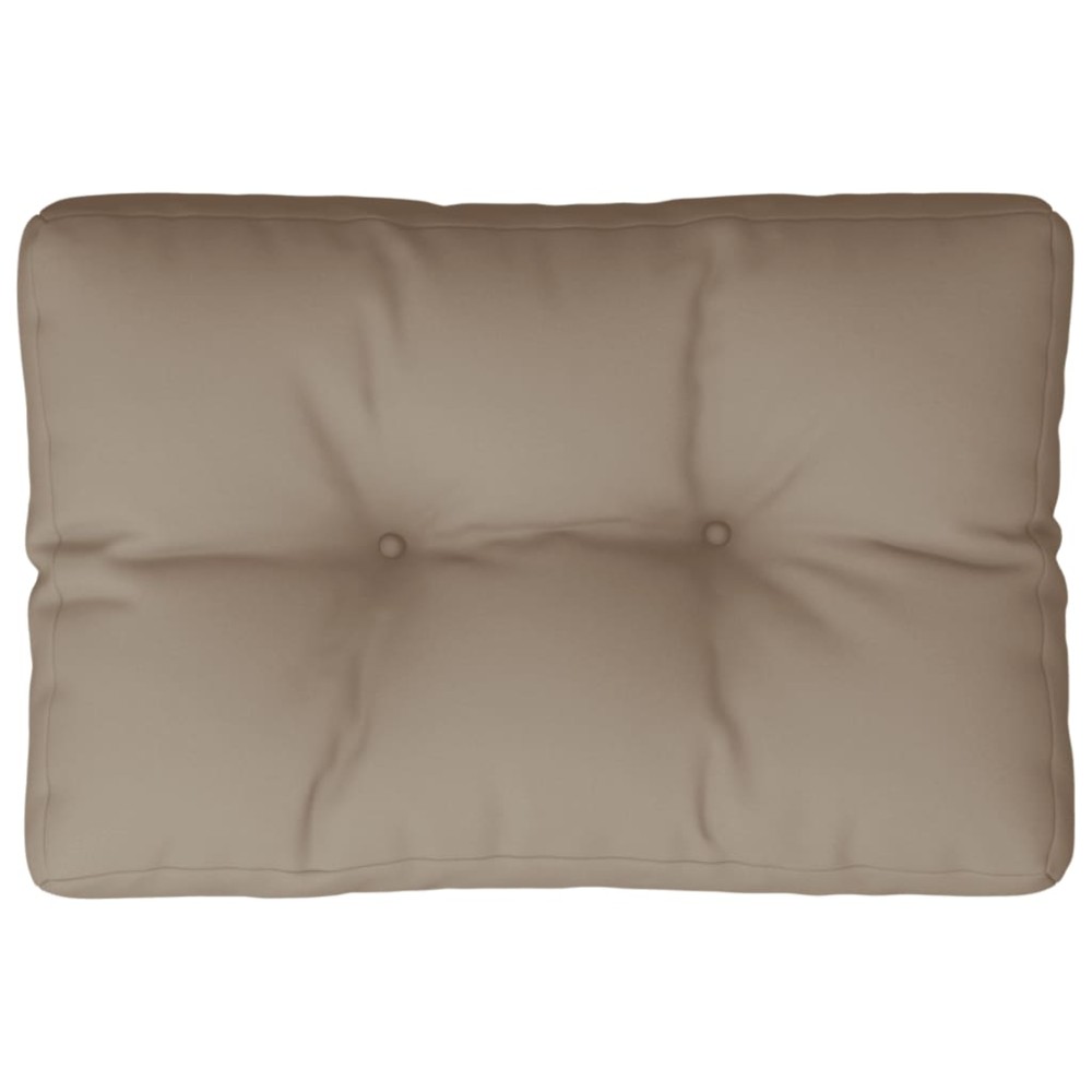vidaXL Μαξιλάρι Παλέτας Taupe 50 x 40 x 12 εκ. Υφασμάτινο