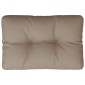 vidaXL Μαξιλάρι Παλέτας Taupe 50 x 40 x 12 εκ. Υφασμάτινο