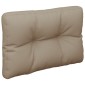 vidaXL Μαξιλάρι Παλέτας Taupe 50 x 40 x 12 εκ. Υφασμάτινο