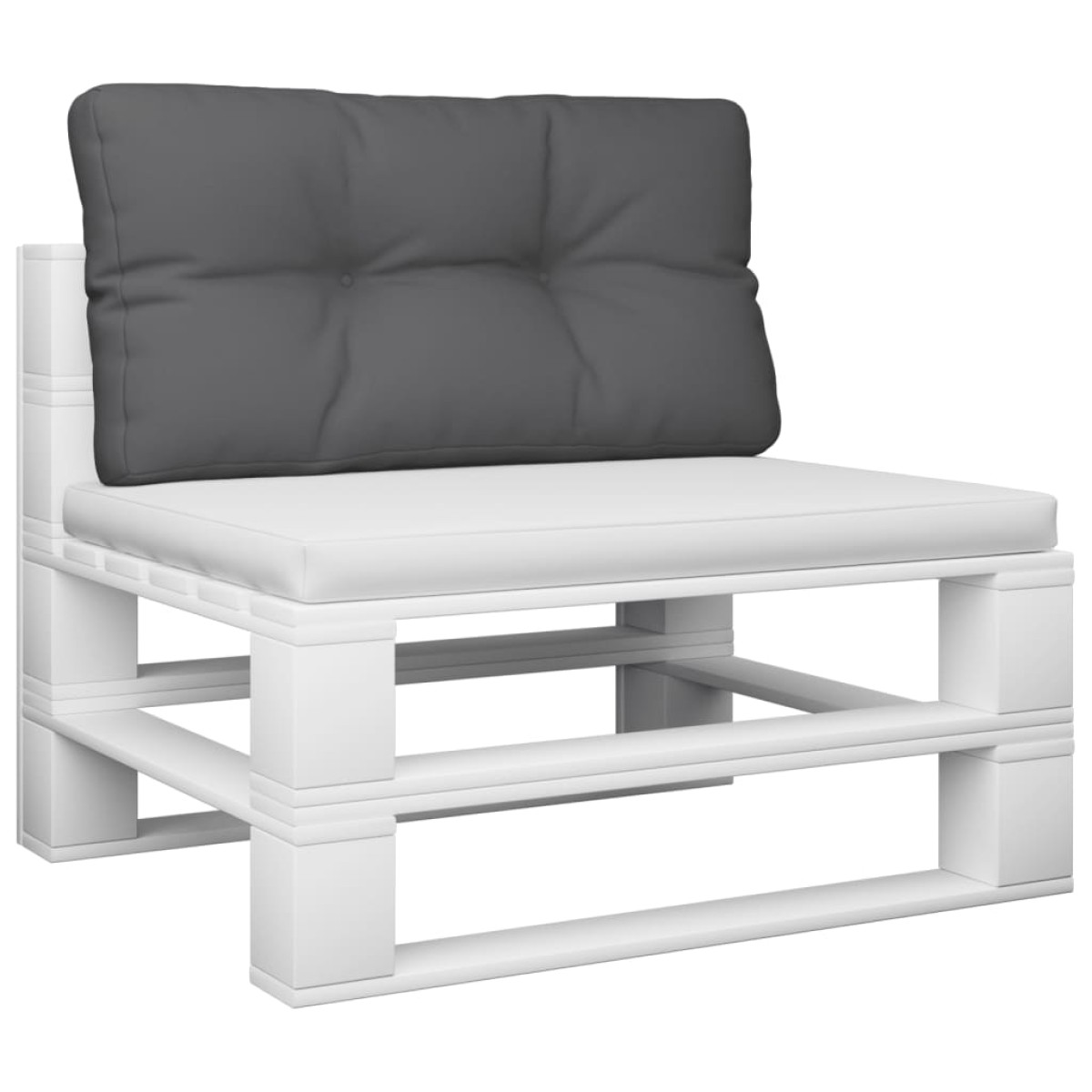 vidaXL Μαξιλάρι Παλέτας Ανθρακί 70 x 40 x 12 εκ. Υφασμάτινο