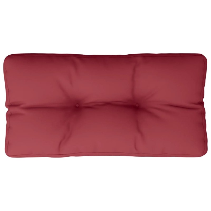 vidaXL Μαξιλάρι Παλέτας Μπορντό 70 x 40 x 12 εκ. Υφασμάτινο