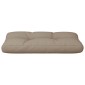 vidaXL Μαξιλάρι Παλέτας Taupe 80 x 40 x 12 εκ. Υφασμάτινο