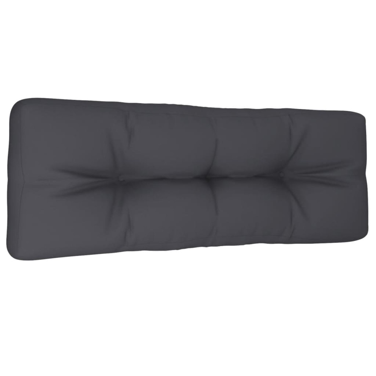 vidaXL Μαξιλάρι Παλέτας Ανθρακί 120 x 40 x 12 εκ. Υφασμάτινο