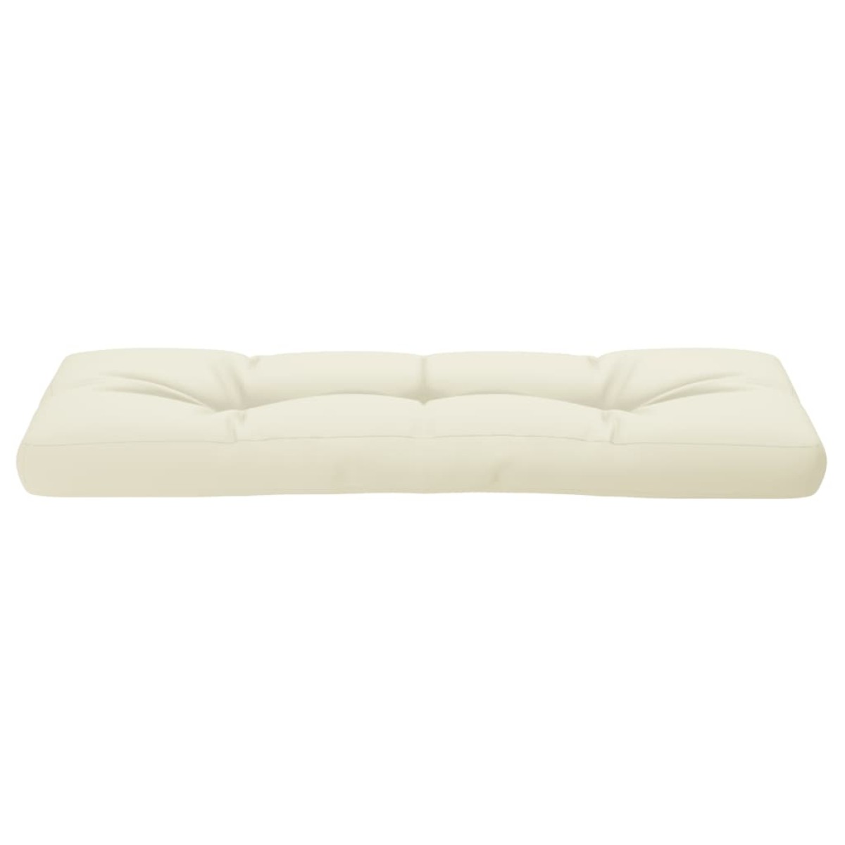 vidaXL Μαξιλάρι Παλέτας Κρεμ 120 x 40 x 12 εκ. Υφασμάτινο