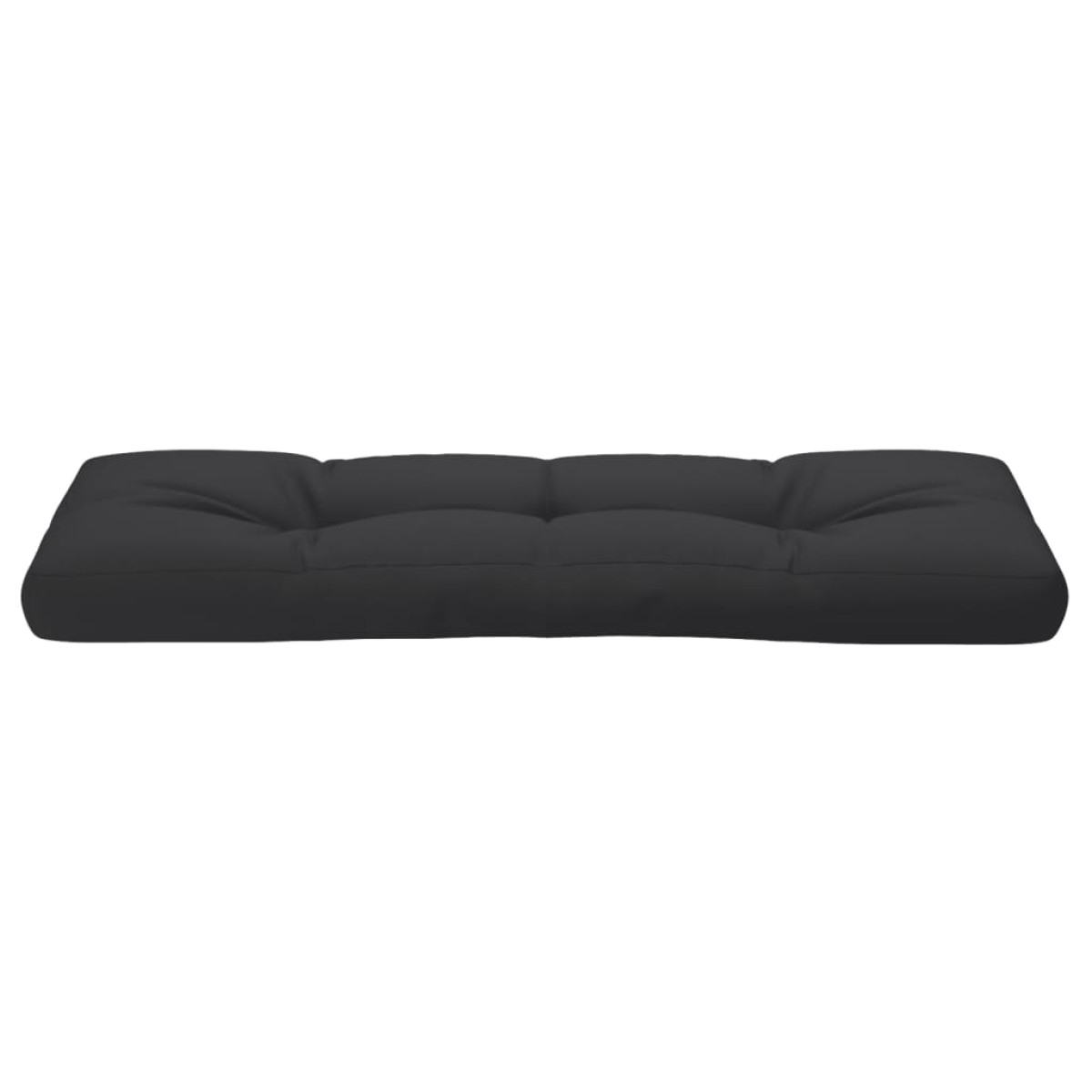 vidaXL Μαξιλάρι Παλέτας Μαύρο 120 x 40 x 12 εκ. Υφασμάτινο