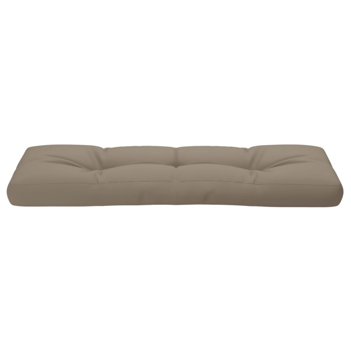 vidaXL Μαξιλάρι Παλέτας Taupe 120 x 40 x 12 εκ. Υφασμάτινο