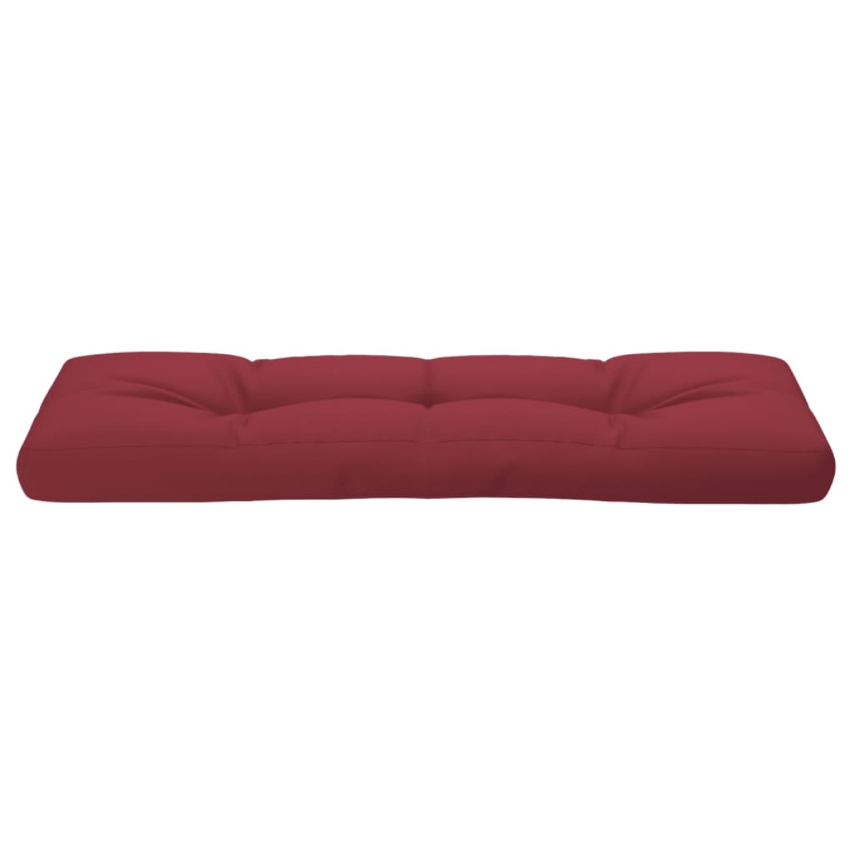 vidaXL Μαξιλάρι Παλέτας Μπορντό 120 x 40 x 12 εκ. Υφασμάτινο