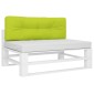 vidaXL Μαξιλάρι Παλέτας Αν. Πράσινο 120 x 40 x 12 εκ. Υφασμάτινο