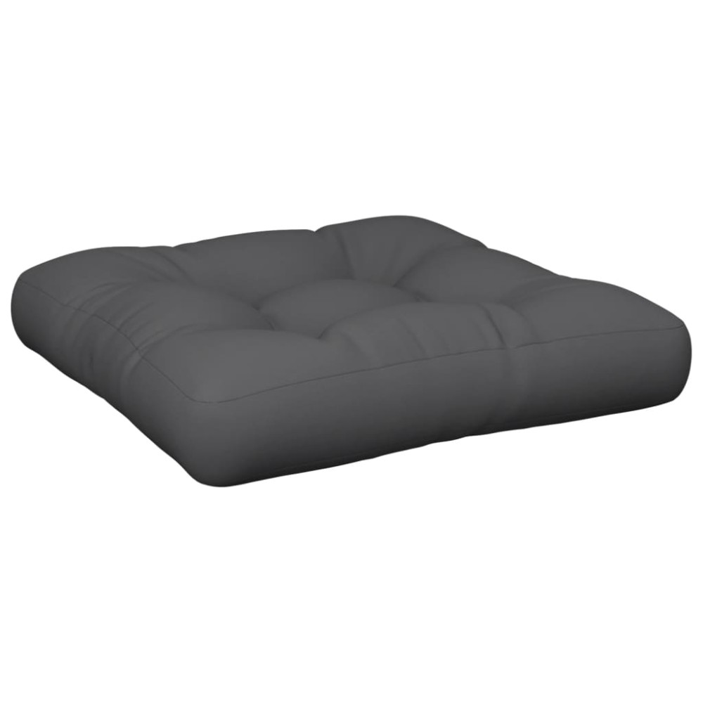 vidaXL Μαξιλάρι Παλέτας Ανθρακί 60 x 61,50 x 12 εκ. Υφασμάτινο