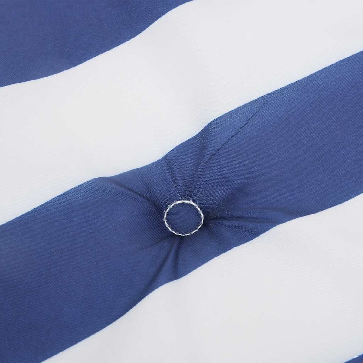 vidaXL Μαξιλάρια Καρέκλας 4 τεμ. Μπλε/Λευκό Ριγέ 50x50x3 εκ Υφασμάτινα